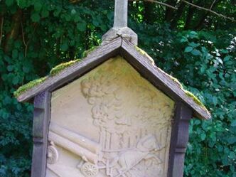 Bildstock zu Holzfuhrwerkunfall