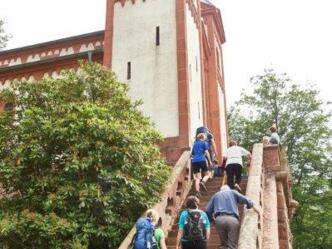 die kleine Basilika war auch eine Station beim Wanderkultevent &quot;24h von Bayern&quot; 2015