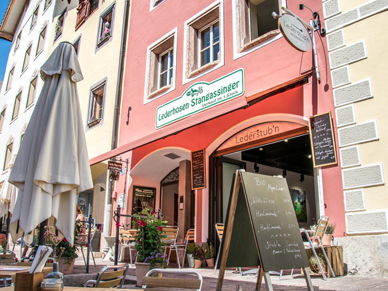 Die Lederstub&#039;n im historischen Zentrum Berchtesgadens