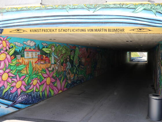 Kunstprojekt Stadtlichtung