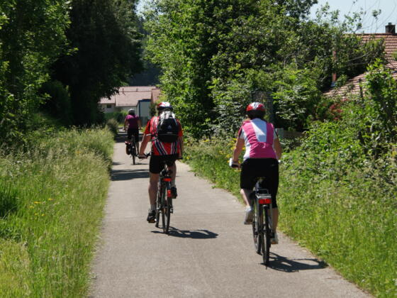 Unterwegs auf dem Sachsenrieder Bähnle