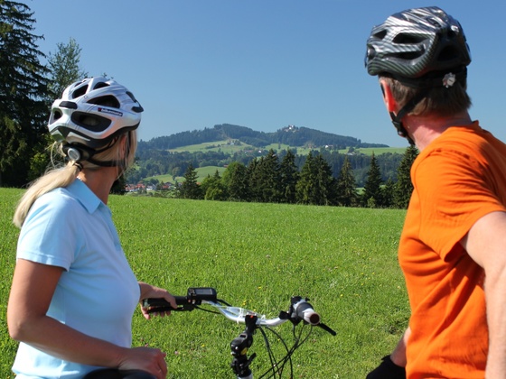 Blick auf den nahen Auerberg