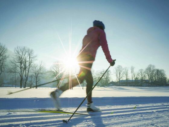 Langlaufen auf der Wies