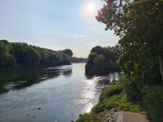 Schleifenroute - Donauwörth hier treffen Wörnitz und Donau aufeinander