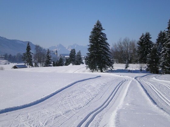 Langlaufloipe Mühlfeld Rottenbuch
