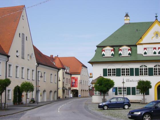 Historischer Ortskern von Arnstorf.