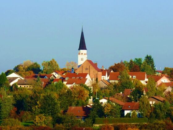 Blick von Oberhöft auf Falkenberg