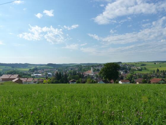 Ausblick vom Berndlberg auf Triftern