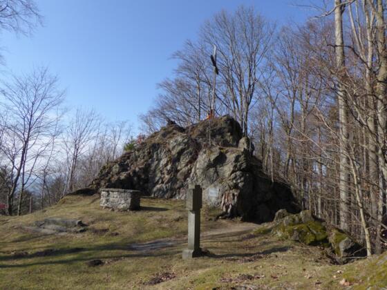 Gipfelkreuz am Haidstein