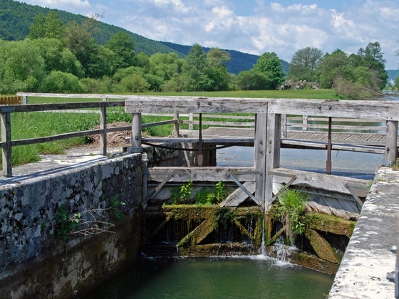 Schleusentor des alten Ludwigkanals