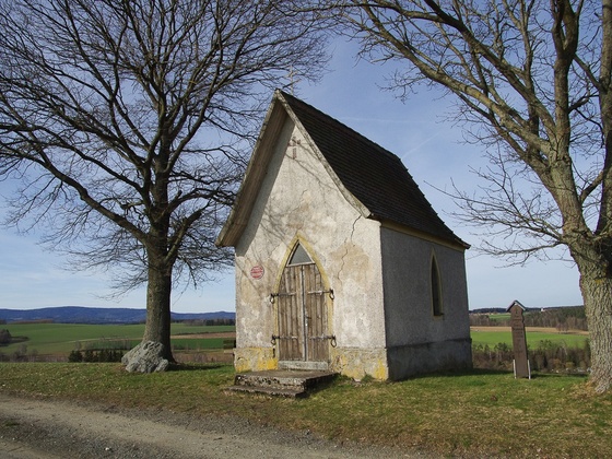 Neugotische Herzjesu Kapelle bei Berg (Hans Wagner 1928, Fam.Lang 1981)