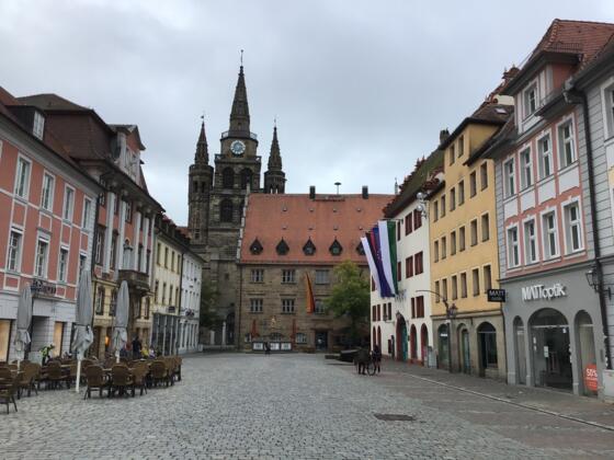 Schleifenroute - Ansbach Martin Luther Platz