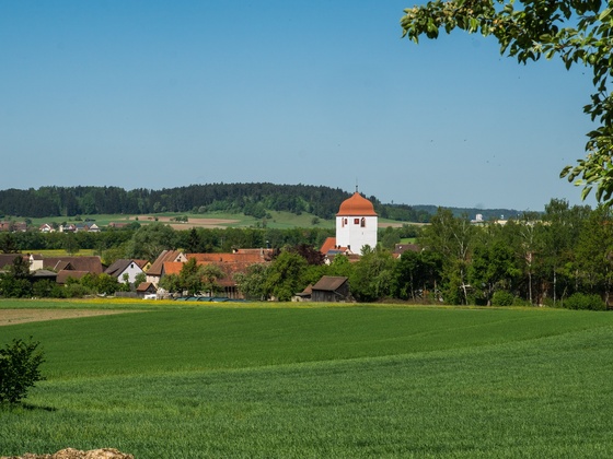 Mosbach bei Feuchtwangen im Sommer