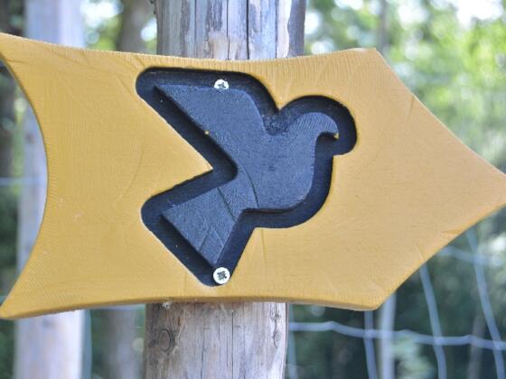 Markierungszeichen des Glaubensweges