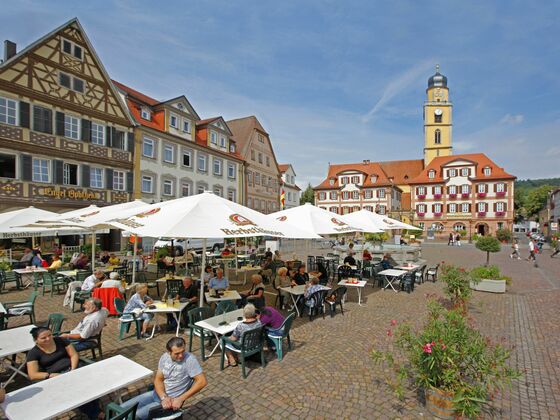 Marktplatz Bad Mergentheim - Das Ziel!