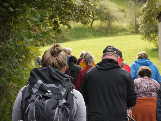 Gemeinsam wandern in Geiselwind