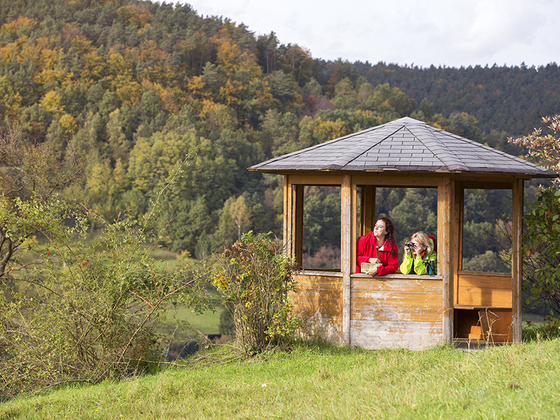Ausblick am Panoramaweg Heimbuchenthal