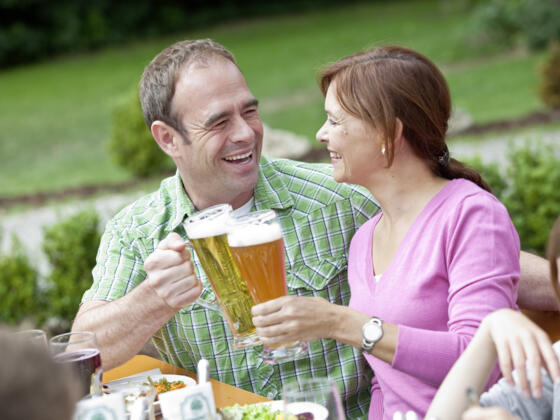 Einkehr im Biergarten