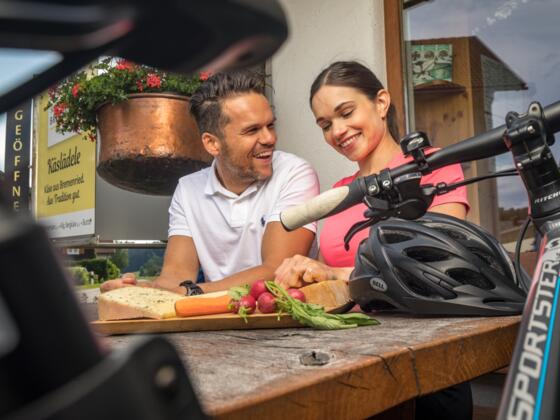 Pause auf der Allgäuer Käsestraße