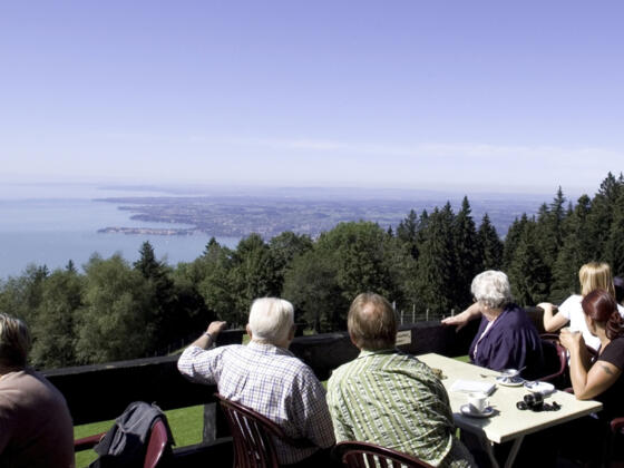 Berghaus Pfänder, Terrasse
