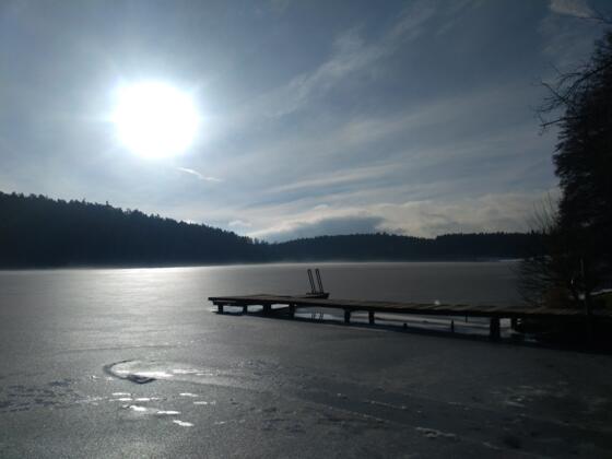 Degersee im Winter