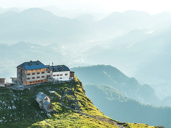 Das Watzmannhaus auf dem Falzköpfl
