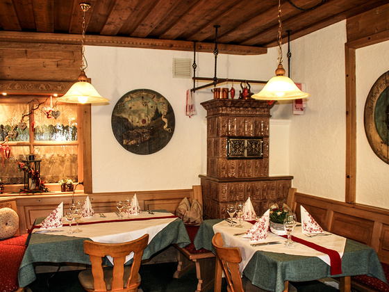 Stube im Wirtshaus Wachterl
