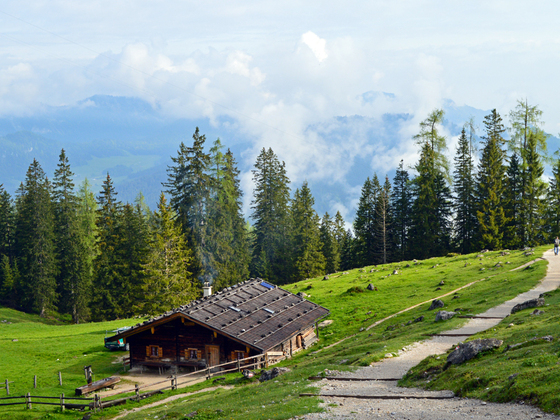 Die Mitterkaseralm am Watzmann