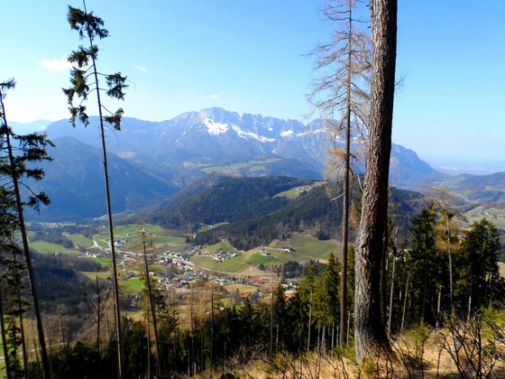 Ausblick auf das Untersbergmassiv