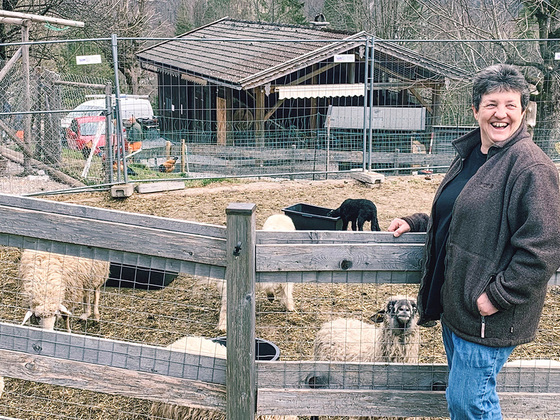 Renate Aschauer und ihre Alpinen Steinschafe