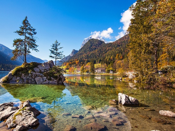 Der herbstliche Hintersee