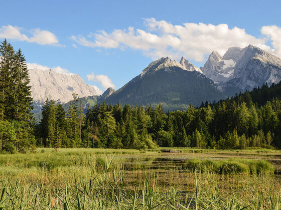 Der Taubensee im Bergsteigerdorf Ramsau