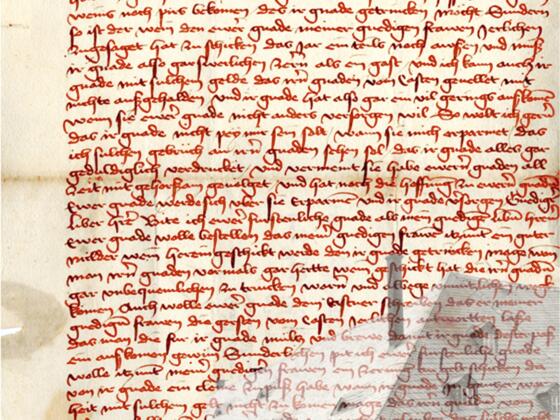 Das Klarissenkloster um 1950, damals Gefängnis; 