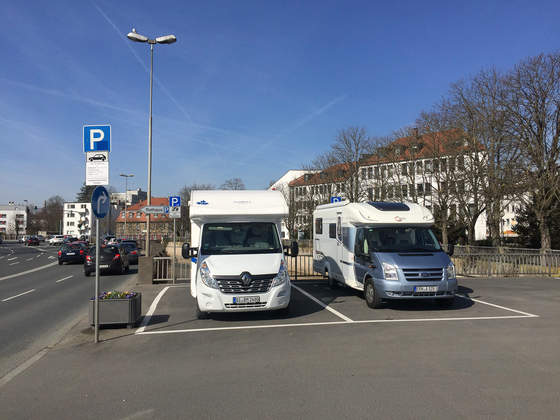 WoMo Parkplatz Bayreuth