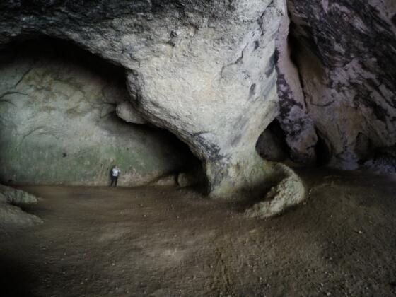 Die gigantische Halle der Ludwigshöhle