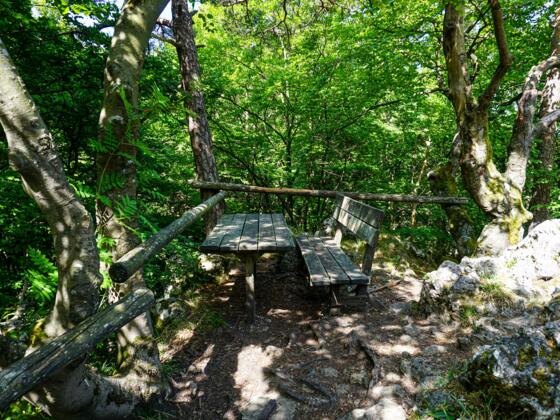 Picknickplatz auf dem Eibenfels