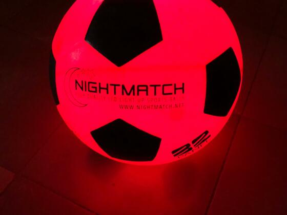 leuchtende Fussball-Torwand