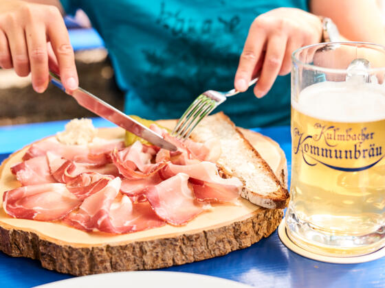 Fränkische Küche in der Kulmbacher Kommunbräu