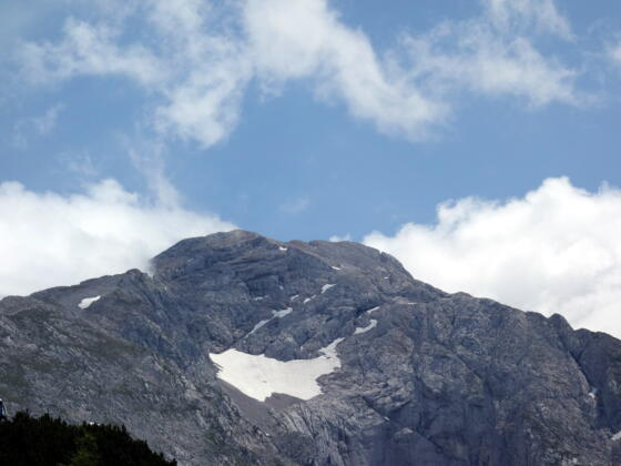 Rückblick zum Hohen Göll, 2522m.