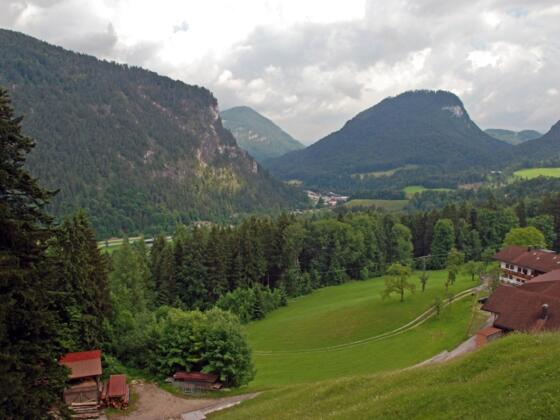 Das Tal der Berchtesgadener Ache