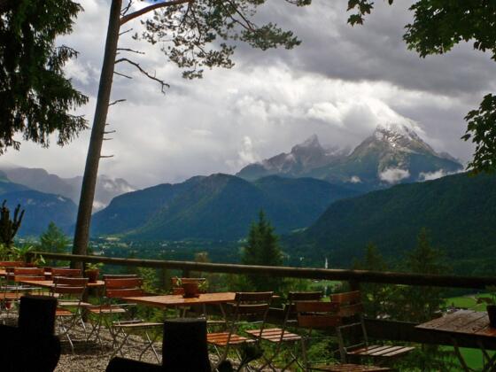 Ein Gewitter verzieht sich