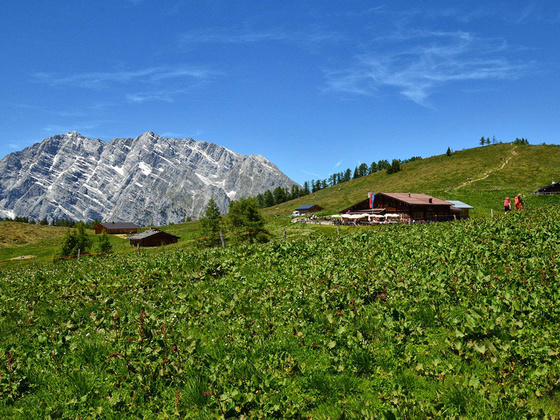 Der Taubensee im Bergsteigerdorf Ramsau