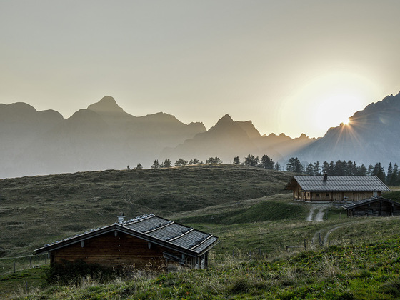 Sonnenuntergang Gotzenalm