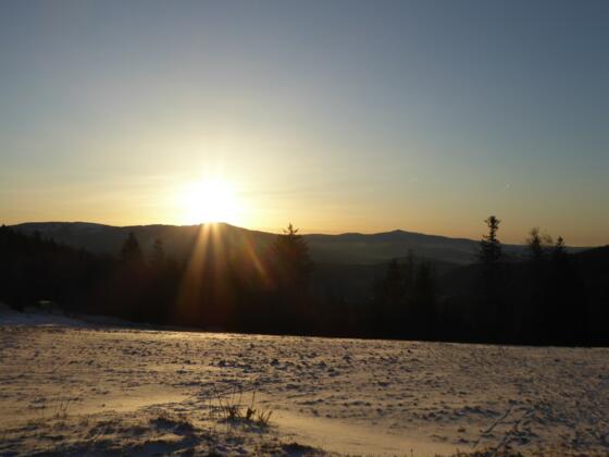 Sonnenaufgang am Brennes