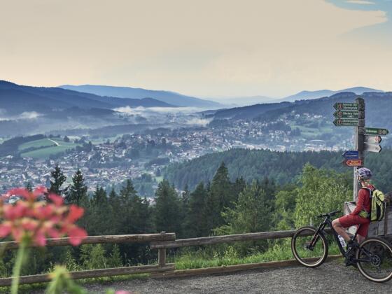 Blick von der Silberberg Mittelstation