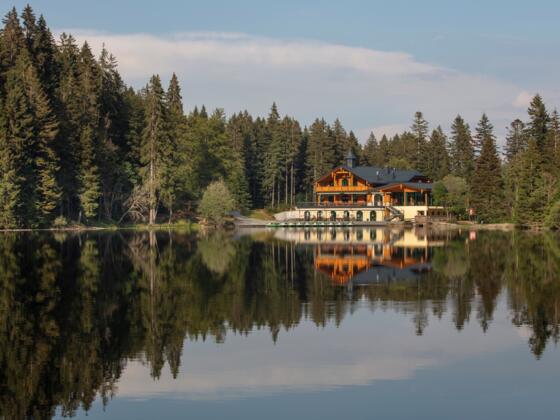 Der Große Arbersee und das Arberseehaus