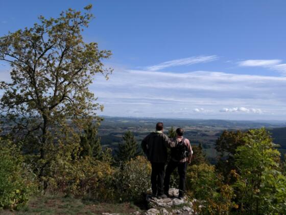 Wanderer am Kordigast