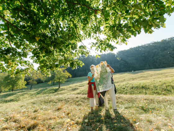Wandern in der Natur