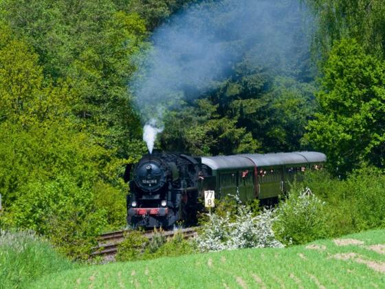 Dampflokfahrt auf der Schiefen Ebene
