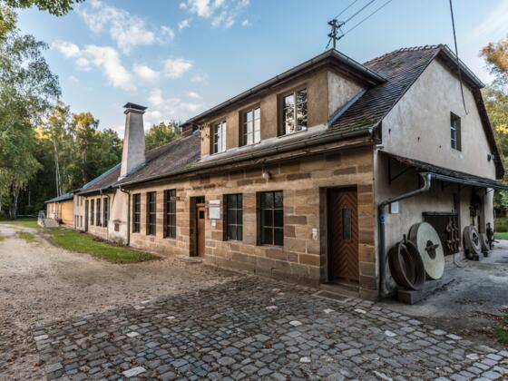 Die ehemalige Hammerschmiede Museum Historischer Eisenhammer Eckersmühlen